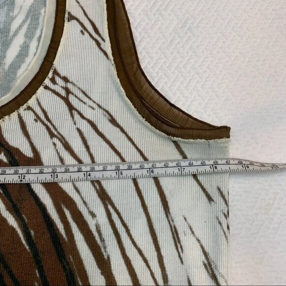 JANE & John🤎Lightweight Sweater Dress Sleeveless Brown/Beige Size M - Picture 6 of 9